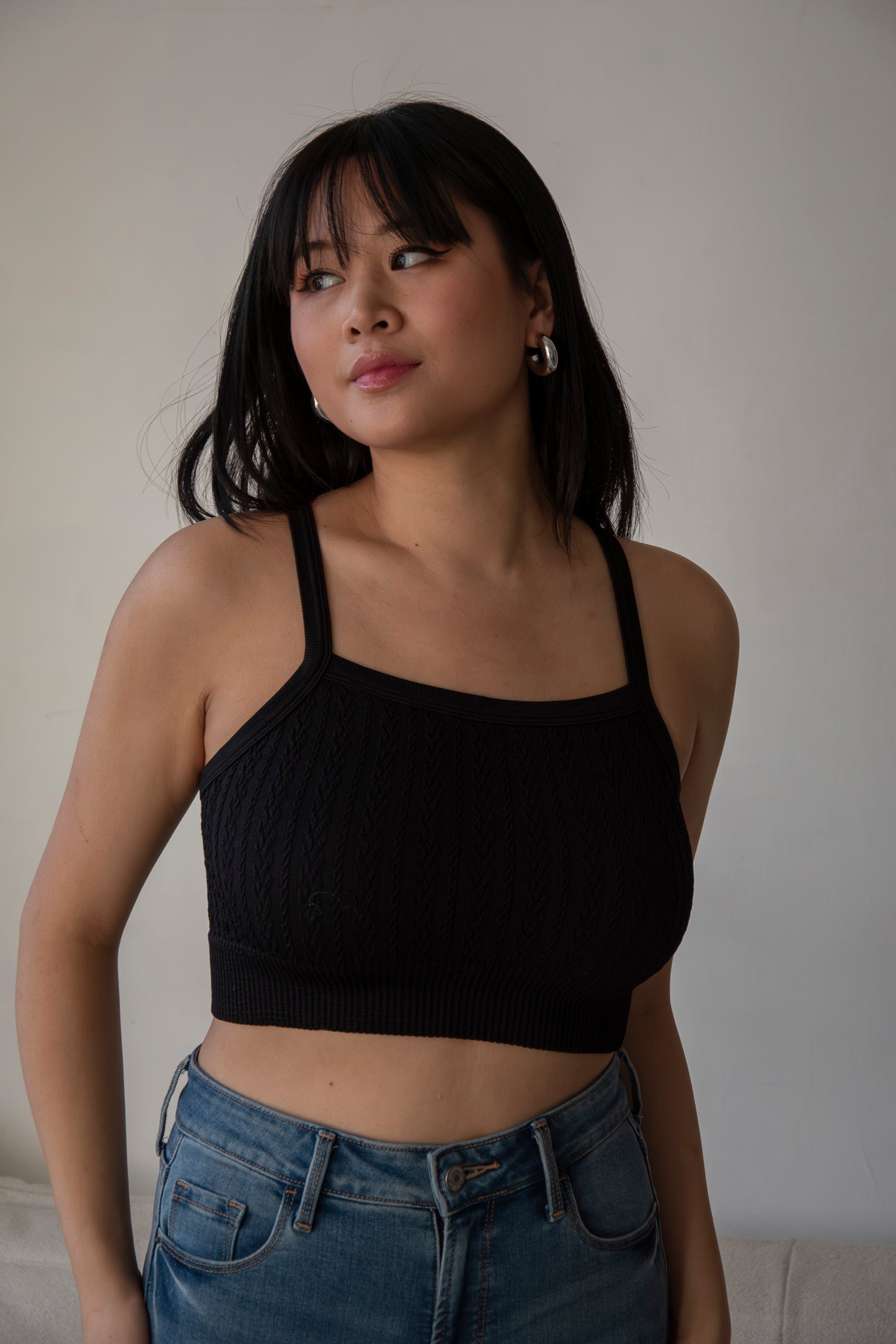 Textured Knit Bralette