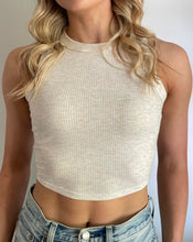 Load image into Gallery viewer, Cropped Ribbed Tank
