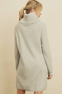 Ribbed Knit Sweater Dress
