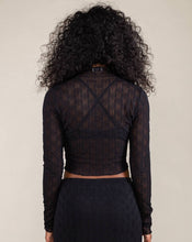 Load image into Gallery viewer, Jacquard Mesh Top
