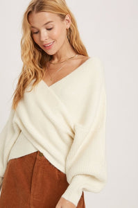 The Crossed Knit Sweater
