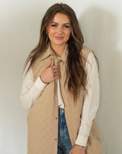 Load image into Gallery viewer, Longline Quilted Vest
