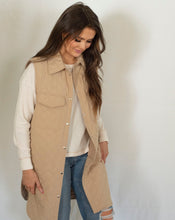 Load image into Gallery viewer, Longline Quilted Vest
