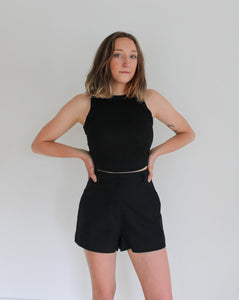 Loose-Fit High-Waist Shorts