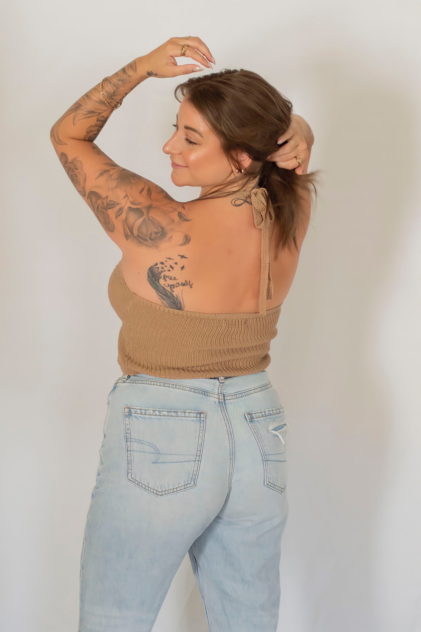 Halter Knit Top
