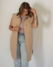 Load image into Gallery viewer, Longline Quilted Vest

