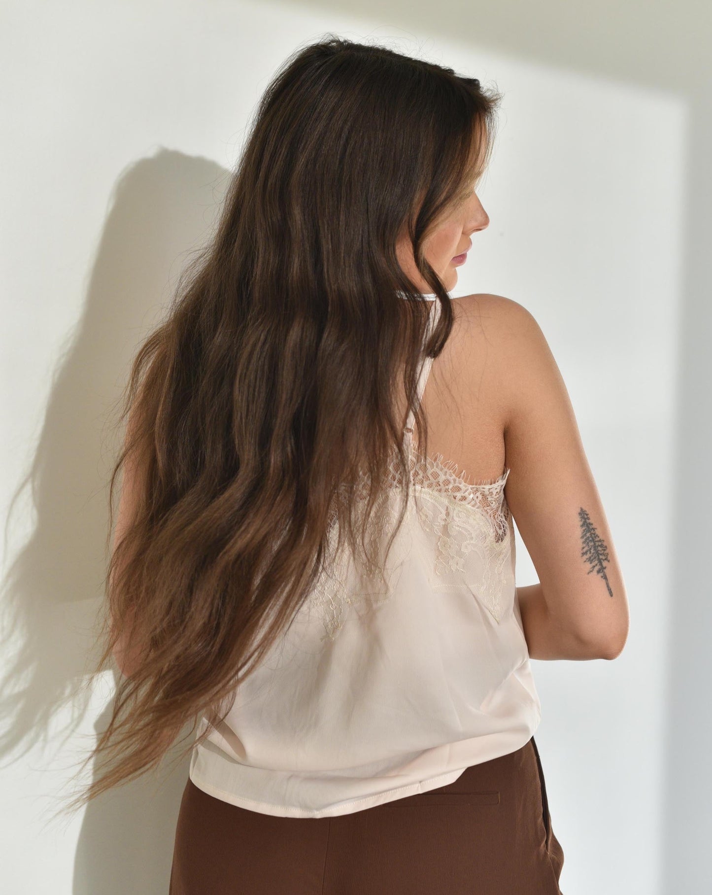 Satin Lace Cami