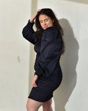 Load image into Gallery viewer, Smocked Satin Mini Dress
