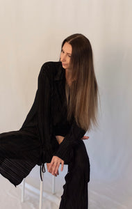Pleated Loungewear Set