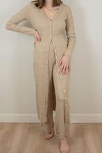 Load image into Gallery viewer, Ribbed Knit Cardigan Dress

