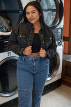 Load image into Gallery viewer, Cropped Denim Jacket
