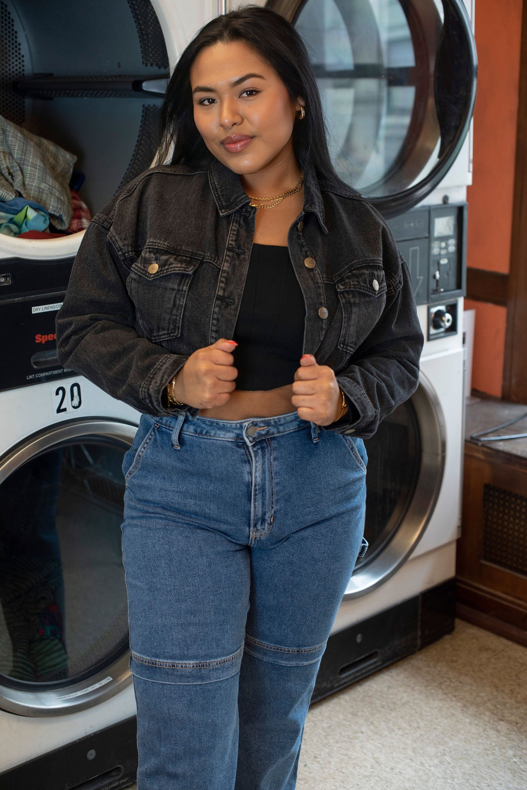 Cropped Denim Jacket