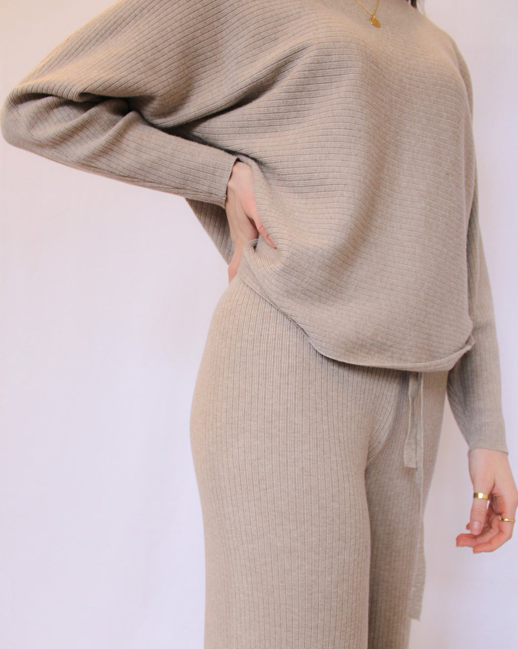 Ribbed High Waisted Pants