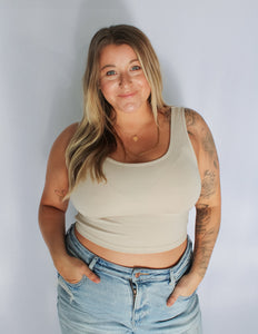 Cropped Basic Tank
