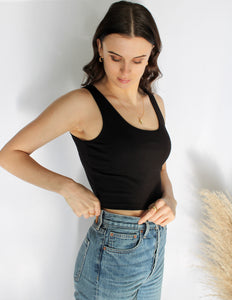 Cropped Basic Tank
