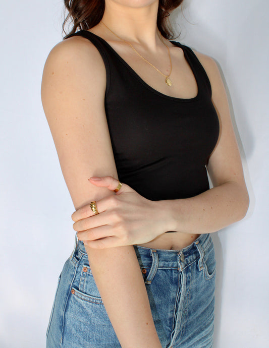 Cropped Basic Tank