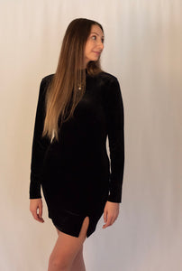 Crushed Velvet Dress