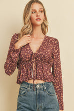Load image into Gallery viewer, Floral Peplum Top

